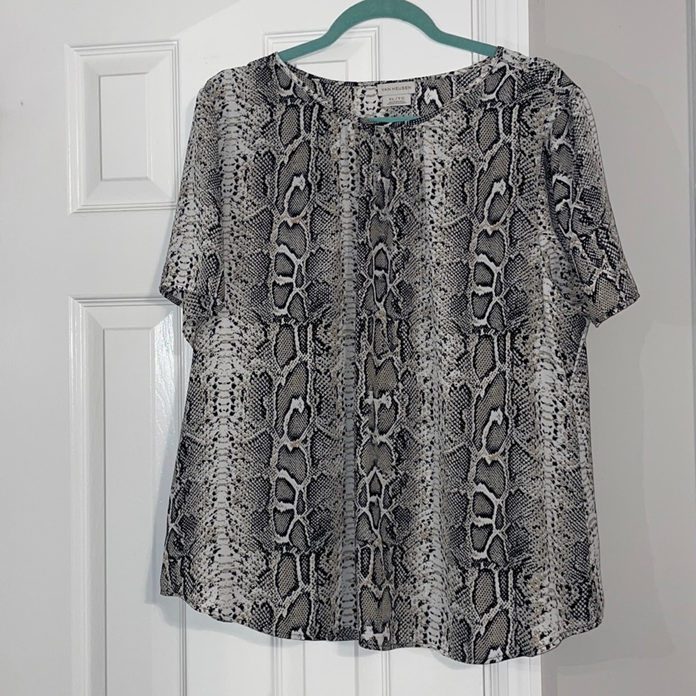 Animal Print Blouse